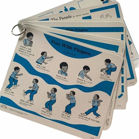 Vintage 70s Highlights Educational Flash Cards - Picture 2 of 8